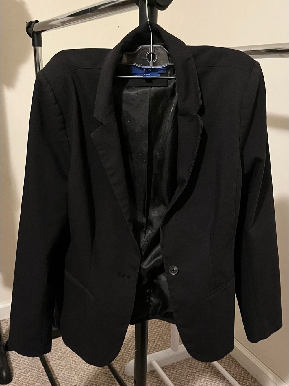 Apt. 9 Black Men's Single-Button Sport Coat